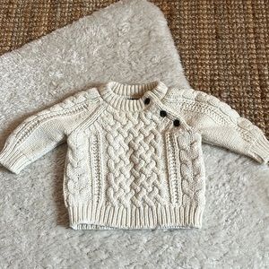 ☁️ baby gap cable knit sweater